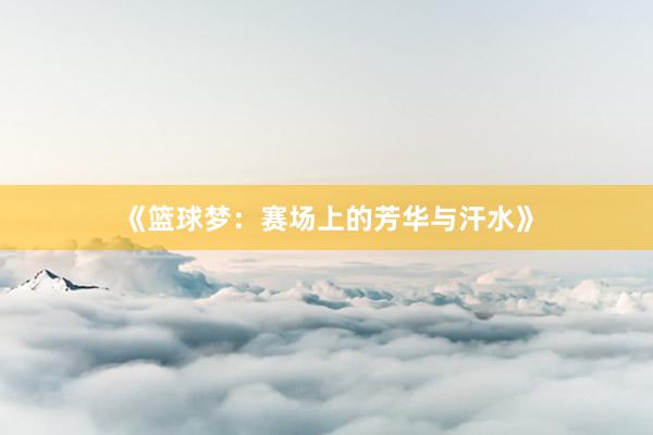 《篮球梦：赛场上的芳华与汗水》